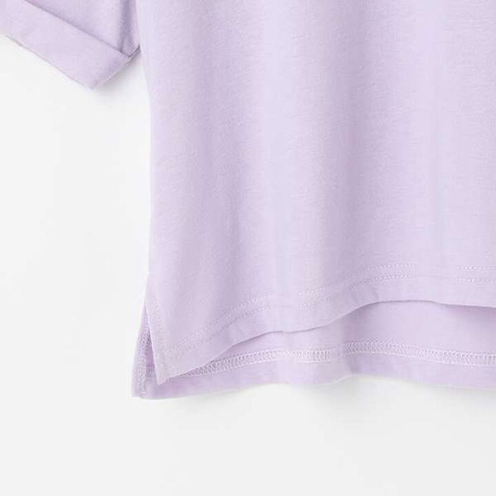 Sailor Collar Half T-Shirt,Sax blue, medium image number 7