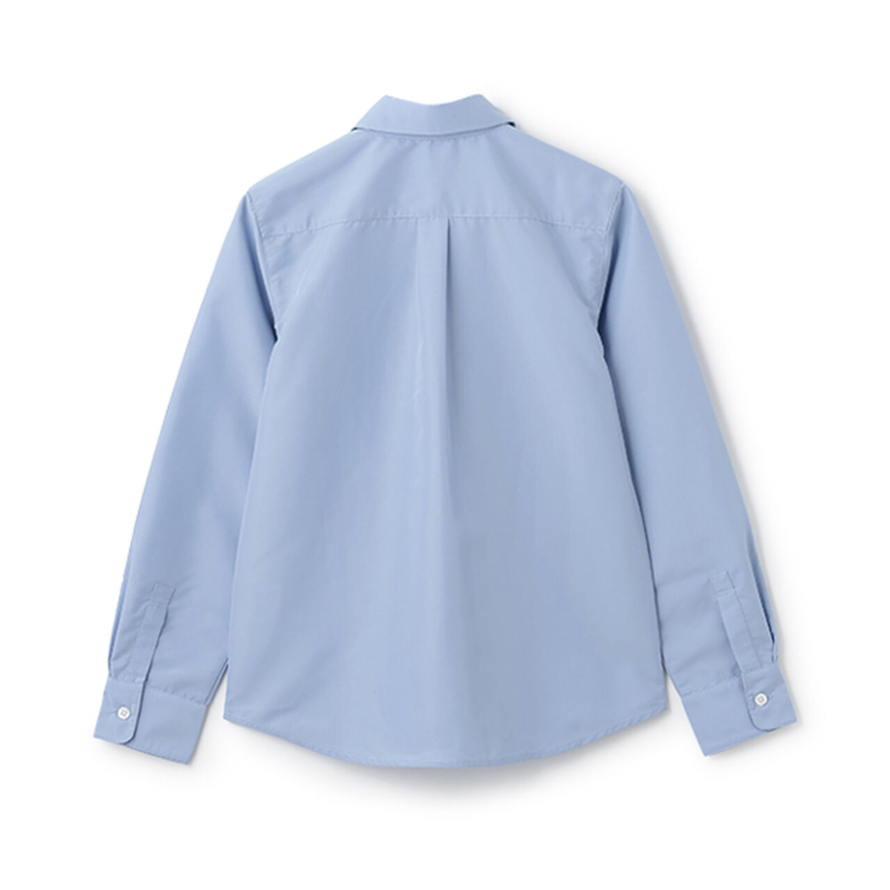 *Easy Care* Pointed Collar Blouse,Blue, large image number 1
