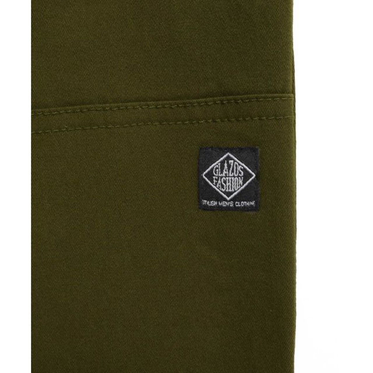 [Adult Size Available] Color Twill Double Knee Pants,Black, large image number 16