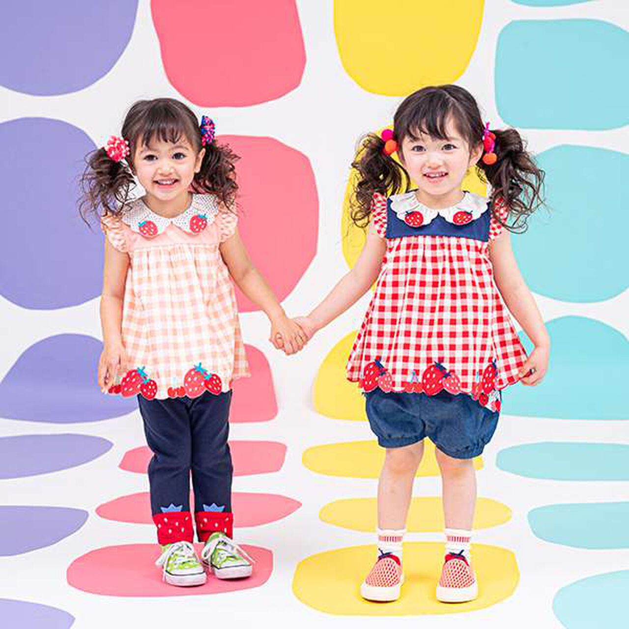 Strawberry Leggings,Navy, large image number 4