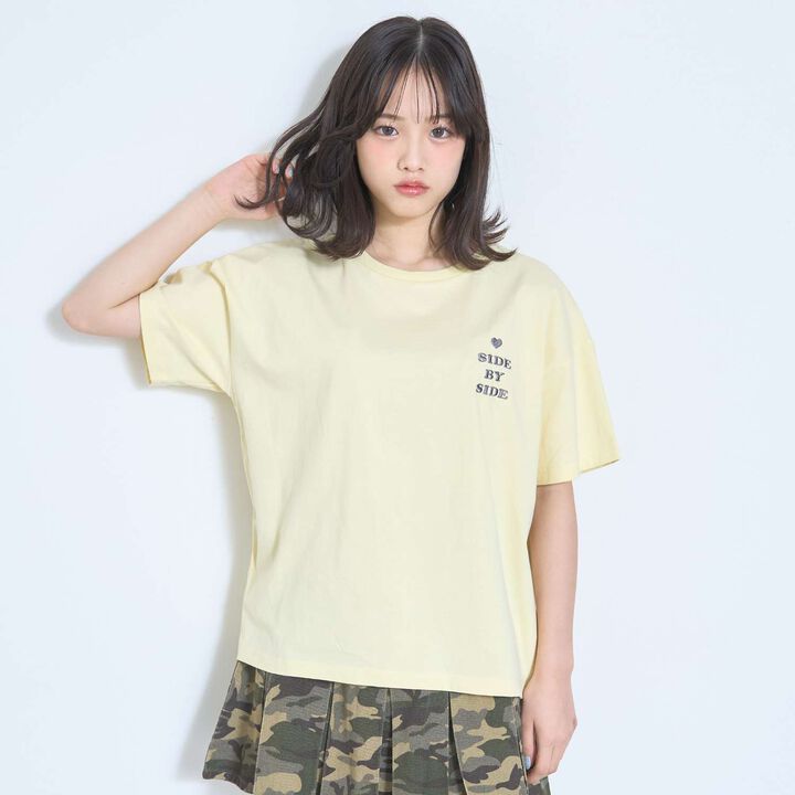 [瞬間可愛上衣] [GOOD PRICE] [LTXC/棉100%] 立體泡泡背心愛心標誌短袖T恤,海軍藍, medium image number 10