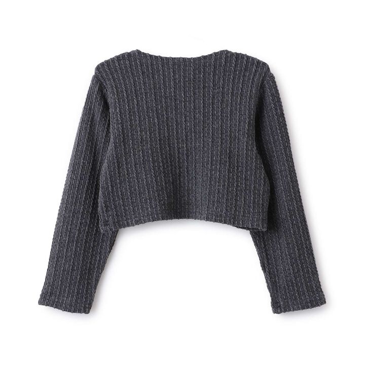 Ballet Jacquard Top,Charcoal gray, medium image number 11