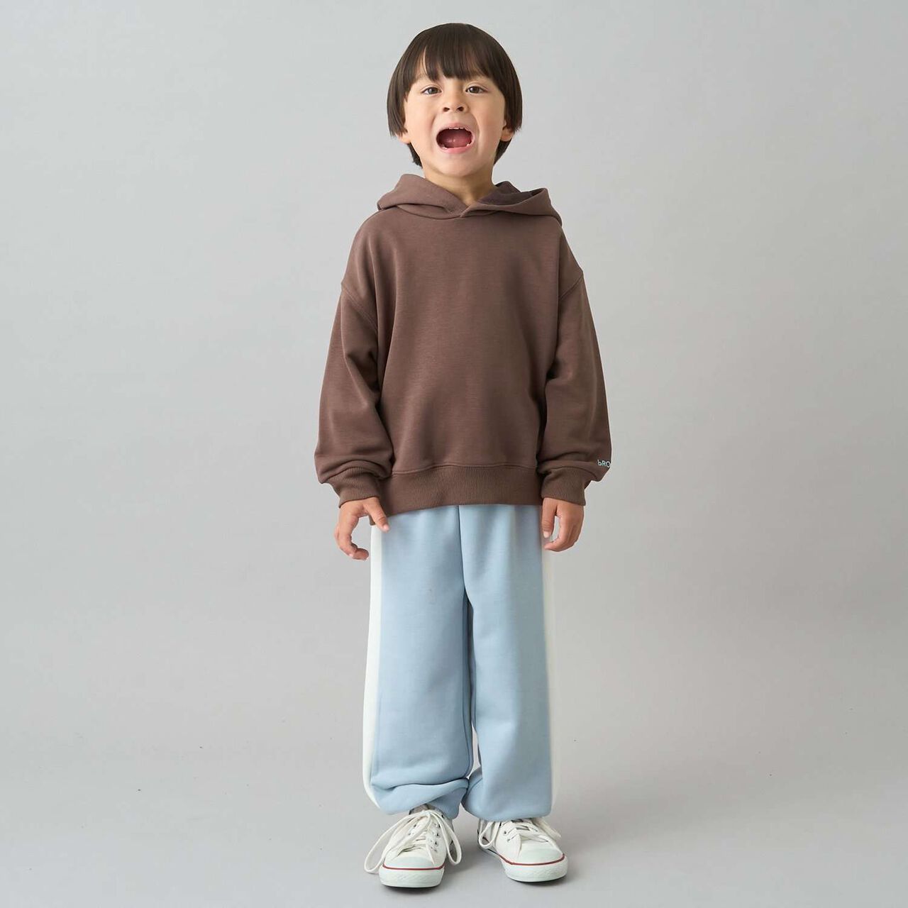 [Daily Standard Wear] [Quick-Dry Absorbent] Loose Fit Side Line Sweatpants,Blue gray, large image number 25