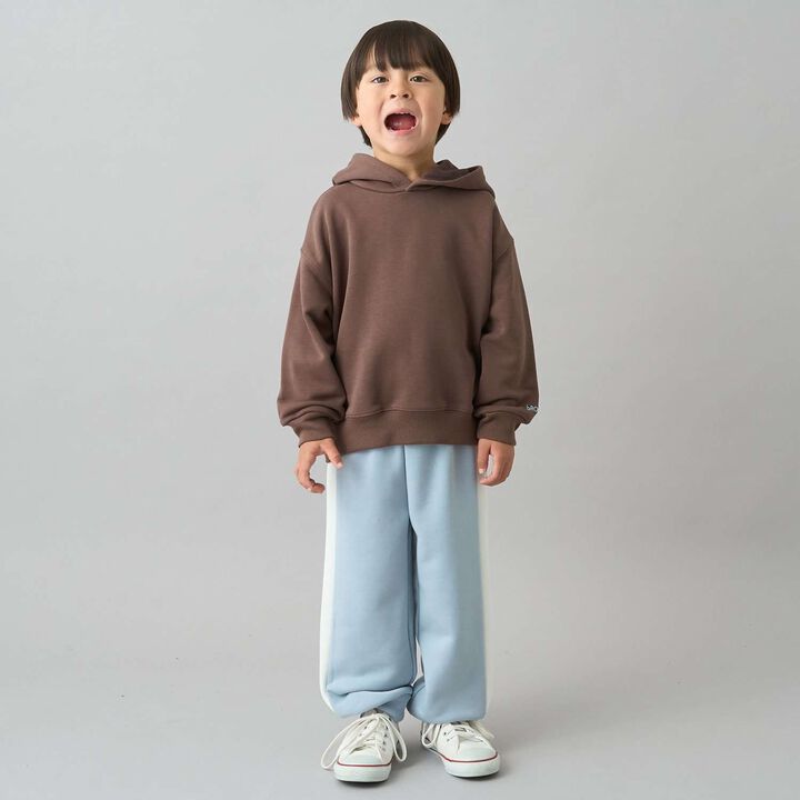 [Daily Standard Wear] [Quick-Dry Absorbent] Loose Fit Side Line Sweatpants,Blue gray, medium image number 25