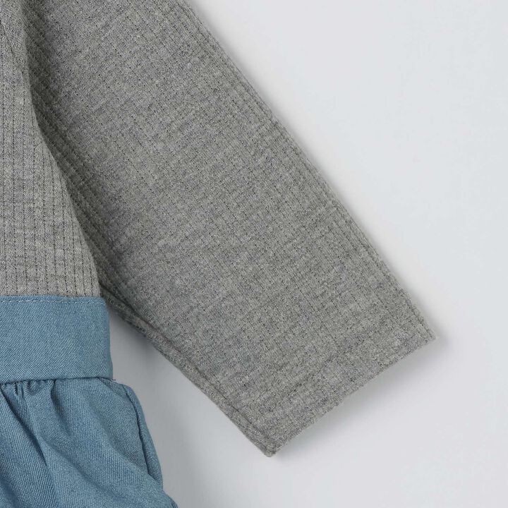 Collared Balloon SK Romper,Light pink, medium image number 8