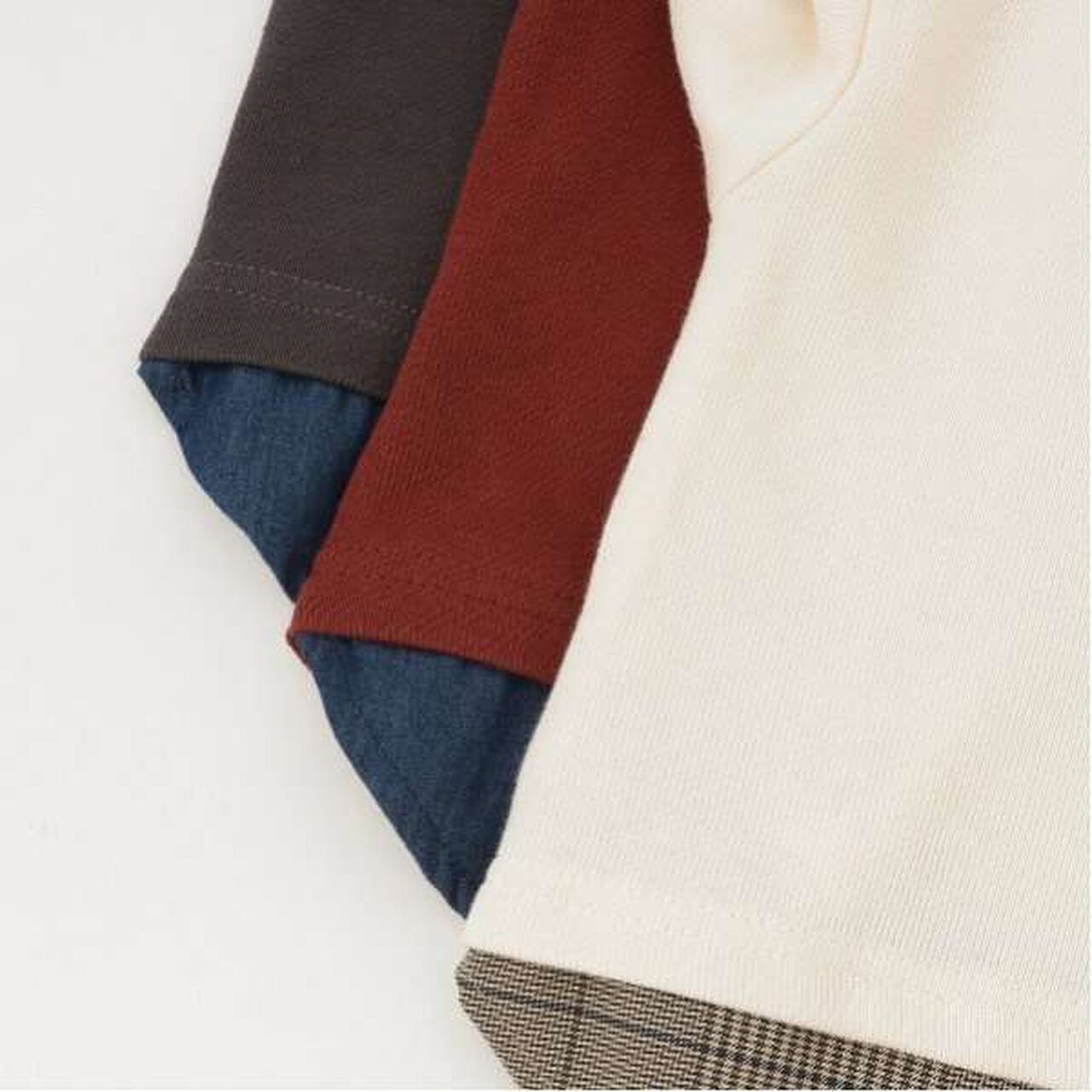 ABC Appliqué Long Sleeve T-Shirt,Deep red, large image number 9