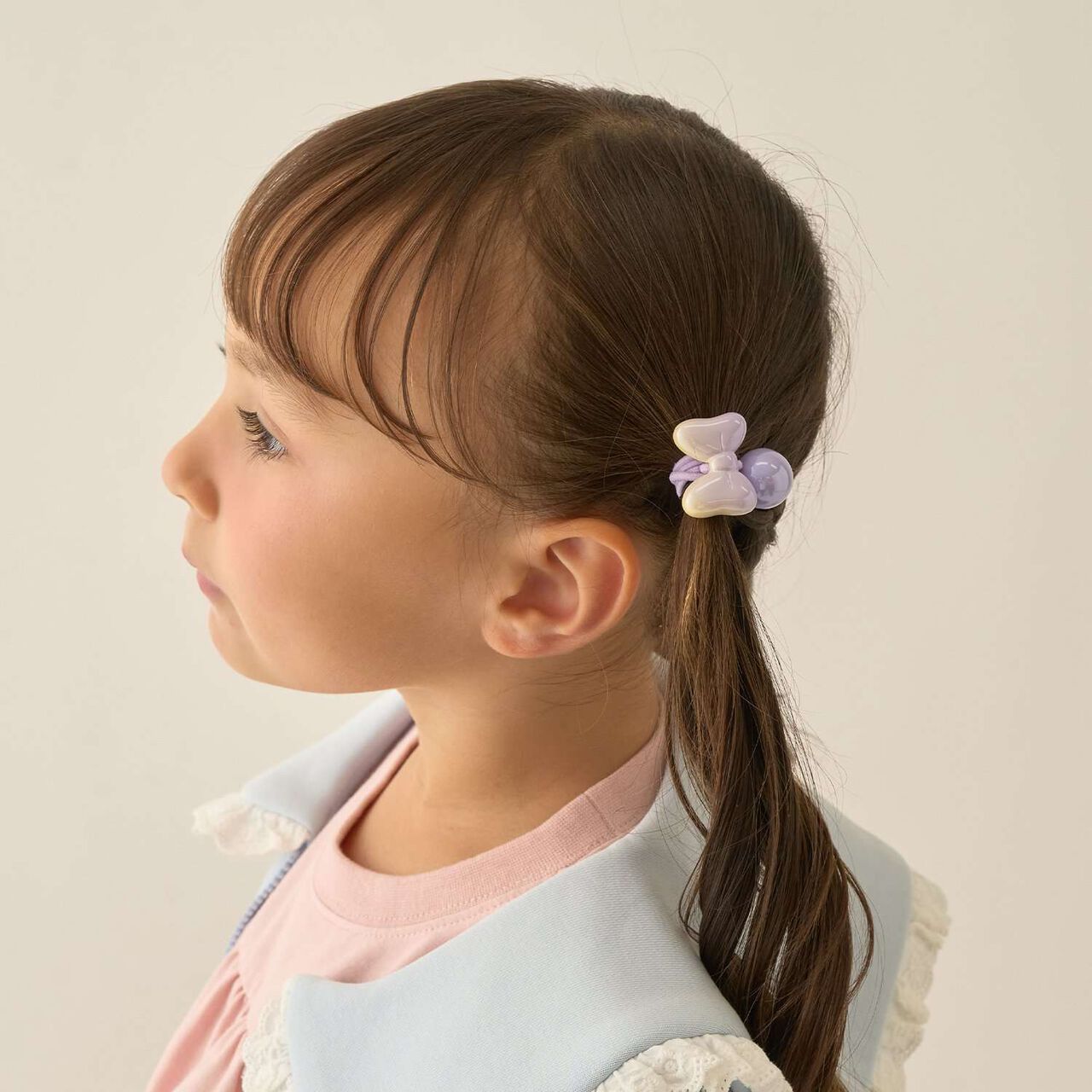 [Lycee Mine Ballet Series] Gradient Ribbon Hair Ties 2P Set,Cherry Pink, large image number 13