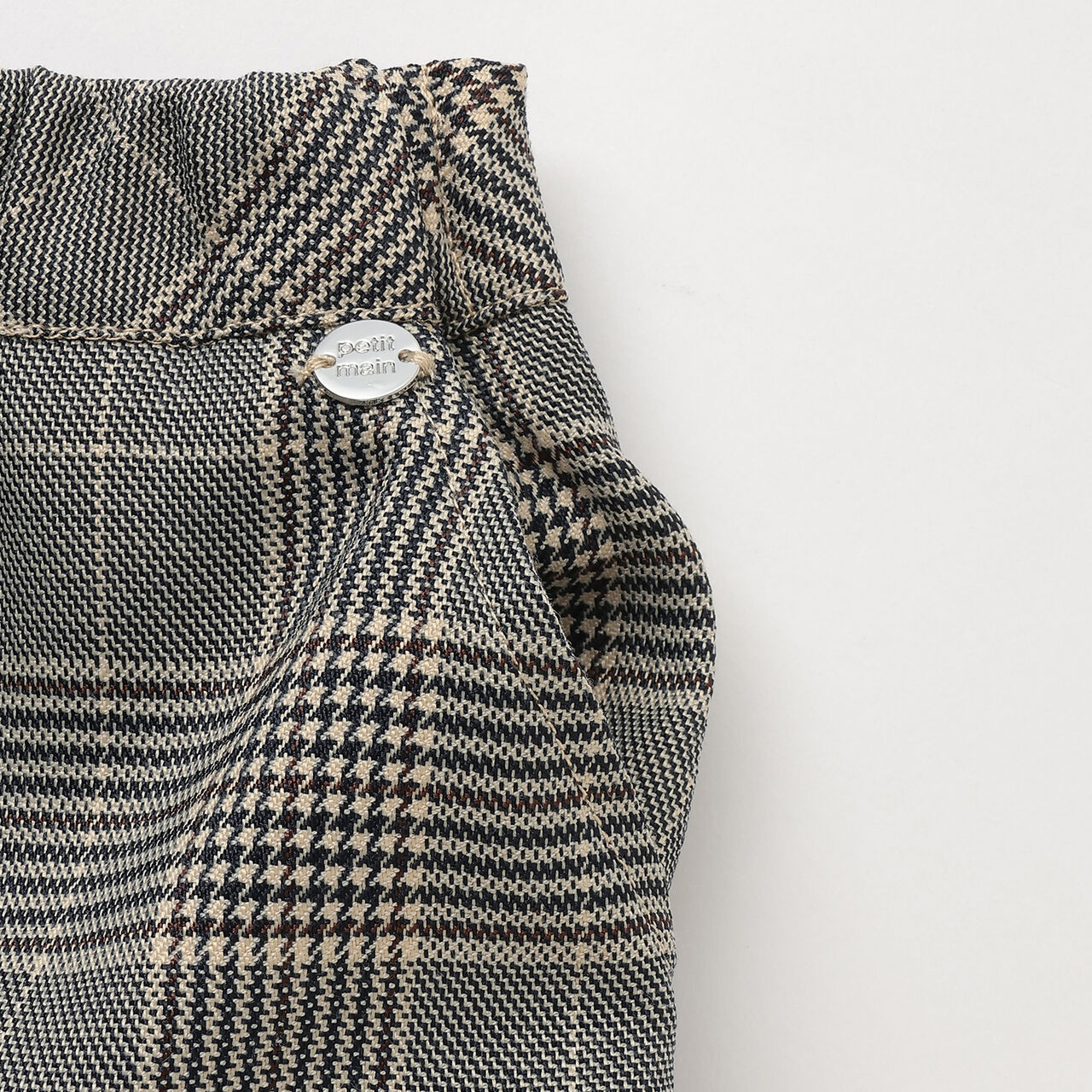 Peplum Balloon Skirt with Shorts,Blue, large image number 10