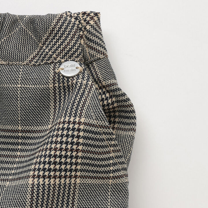 Peplum Balloon Skirt with Shorts,Blue, medium image number 10