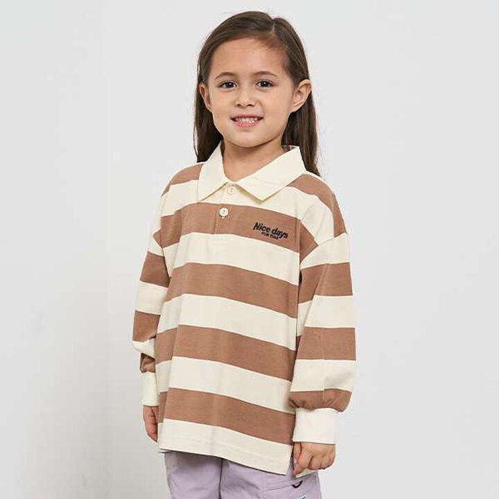 Oversized Silhouette Rugby Shirt,Moss green, medium image number 17