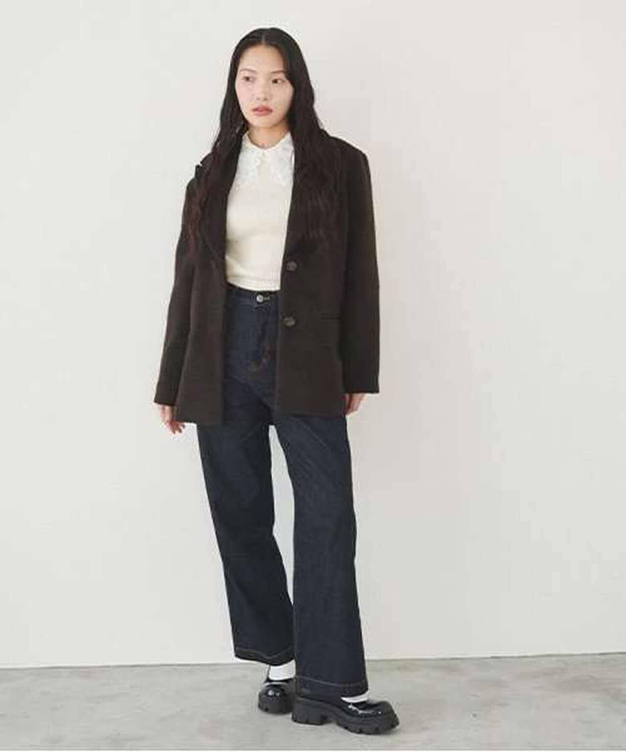 Shaggy Jacket,Navy, large image number 9