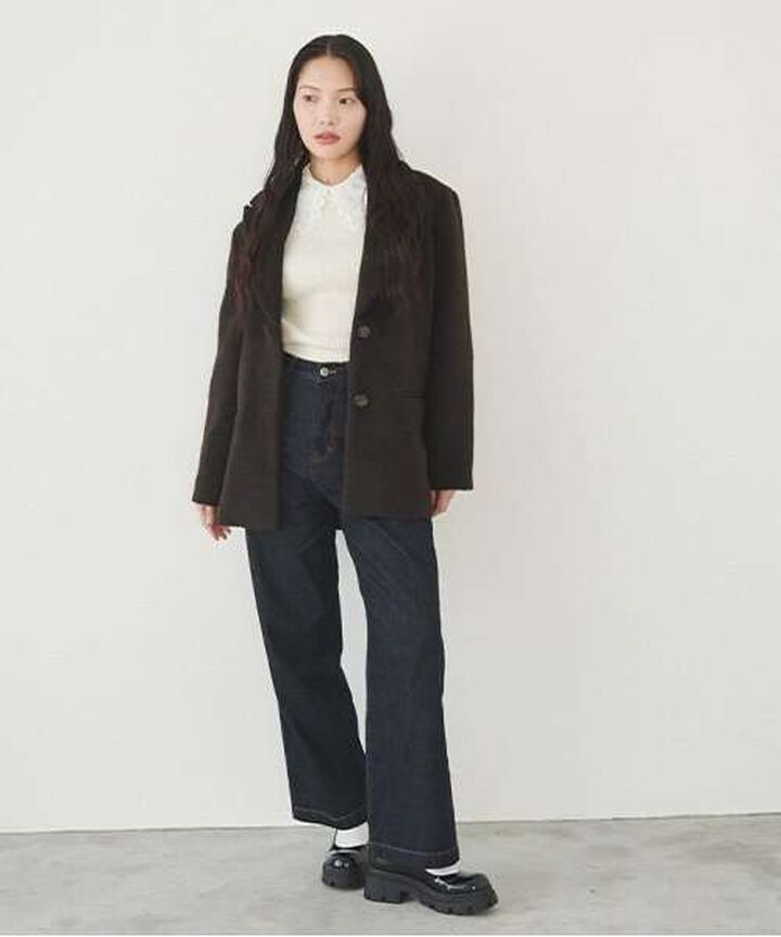 Shaggy Jacket,Navy, medium image number 9