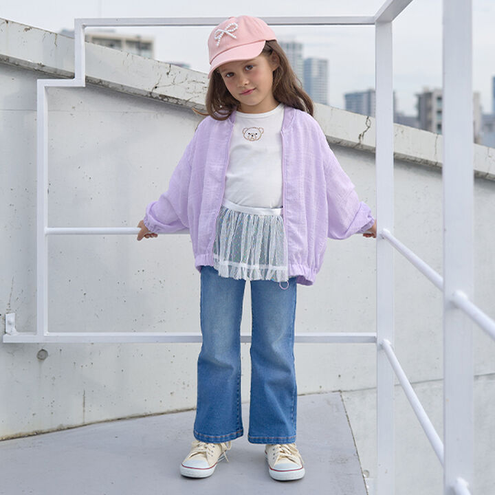 [Set Up Available] Sheer Oversized Silhouette Jacket,Lemon yellow, medium image number 7