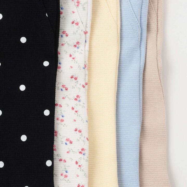 7/8 Frill Jersey Knit Pants,Multi color, medium image number 6