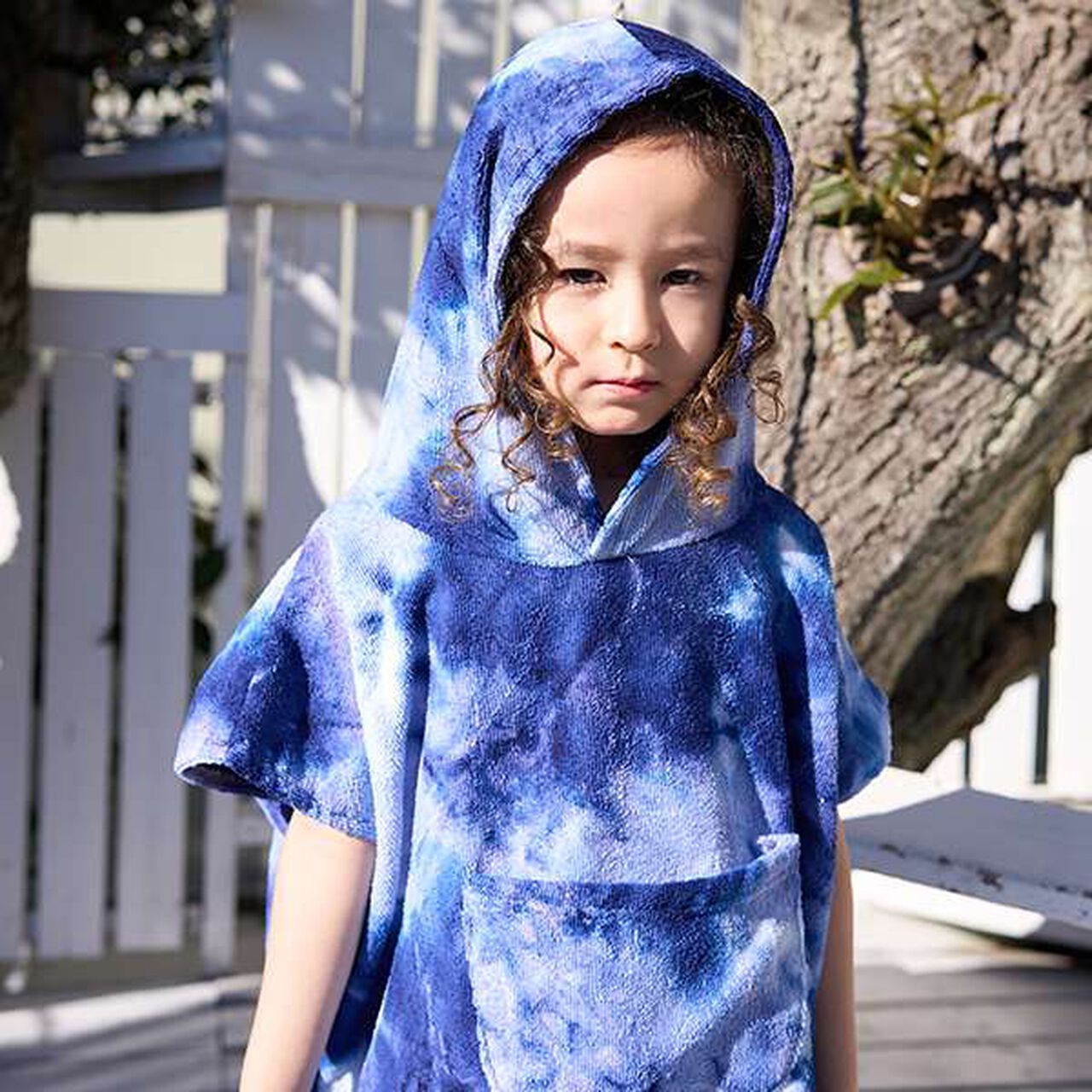 [SWIM] Hooded Cape Towel,Green, large image number 5