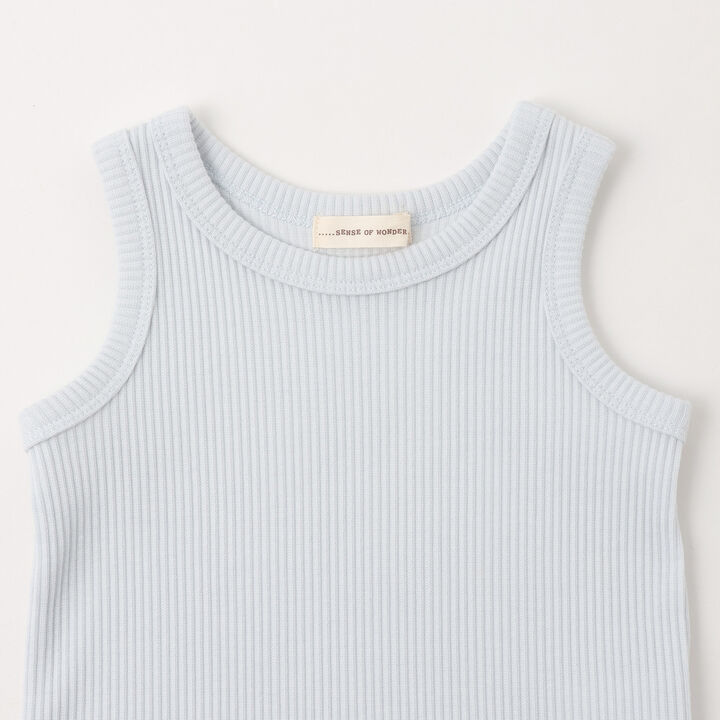 Ribbed Tank Top,Off white, medium image number 2