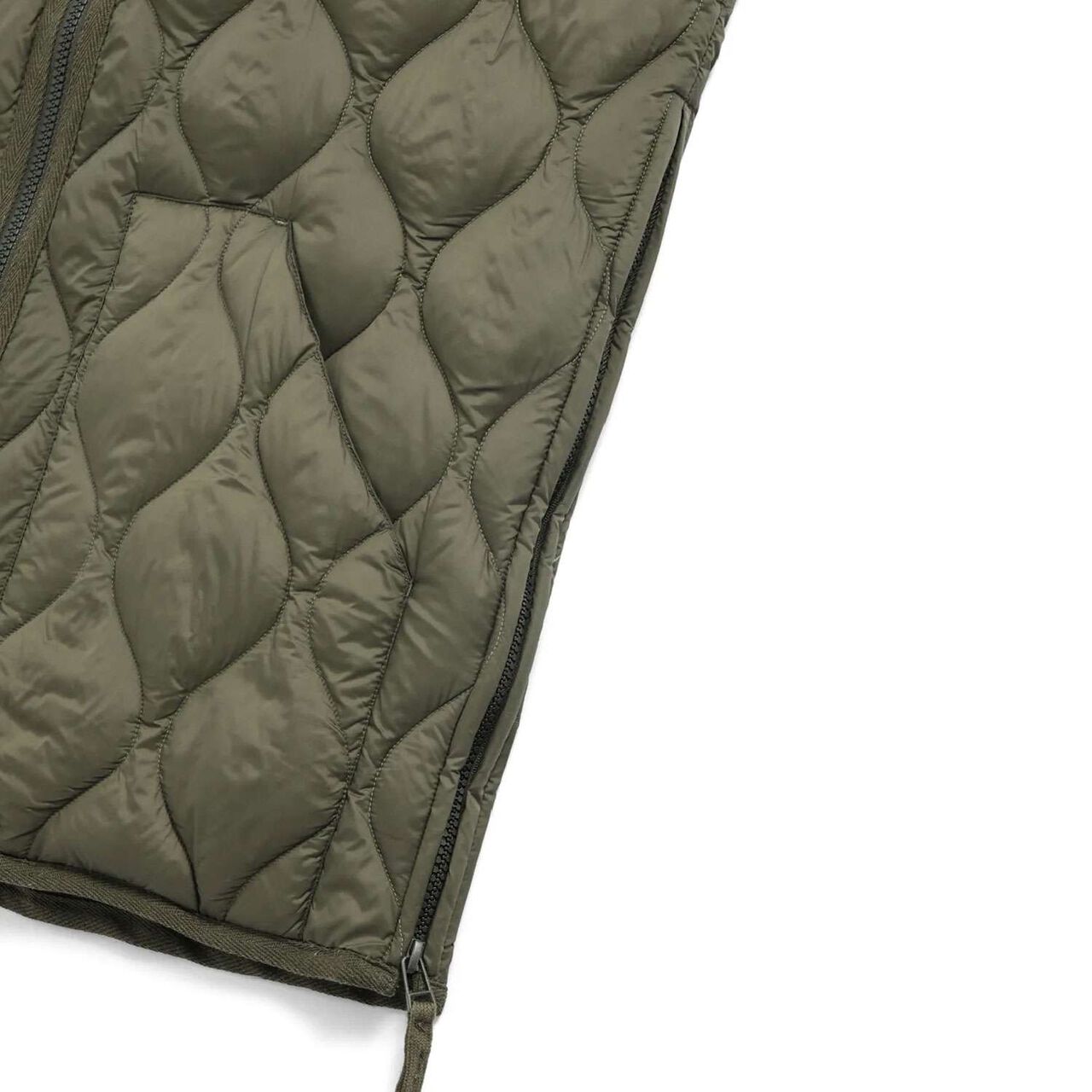 [Parent-Child Matching] [DAD] [TAION] Military V-Neck Down Vest,Black, large image number 8