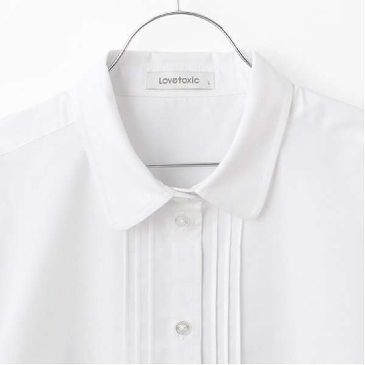 Easy-Care Graduation Bow Tie Blouse,Off white, large image number 2