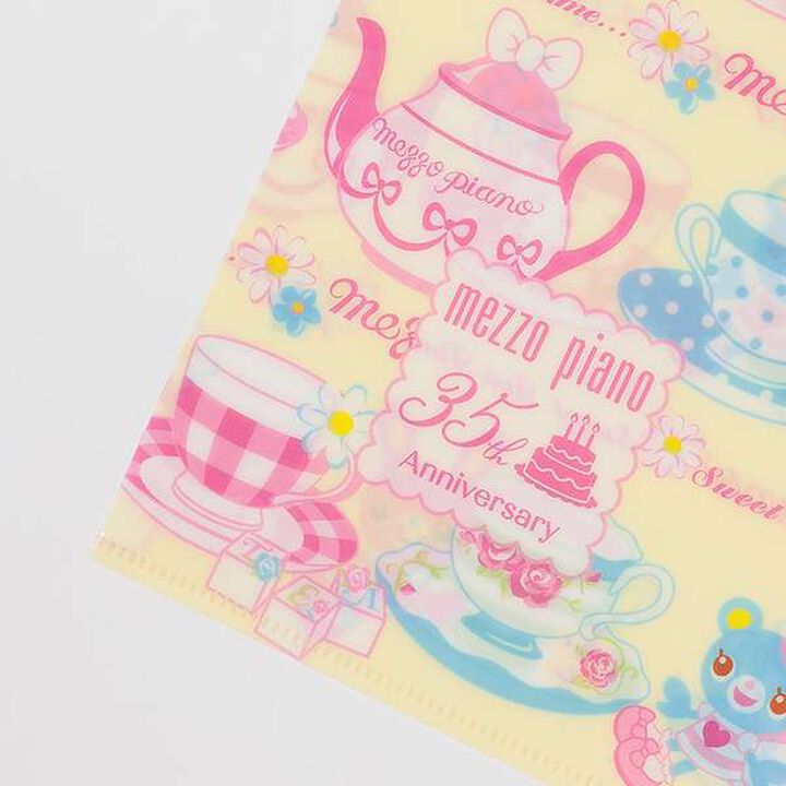 35th Archive Pattern A4 Clear File 4-Piece Set,Multi color, medium image number 9