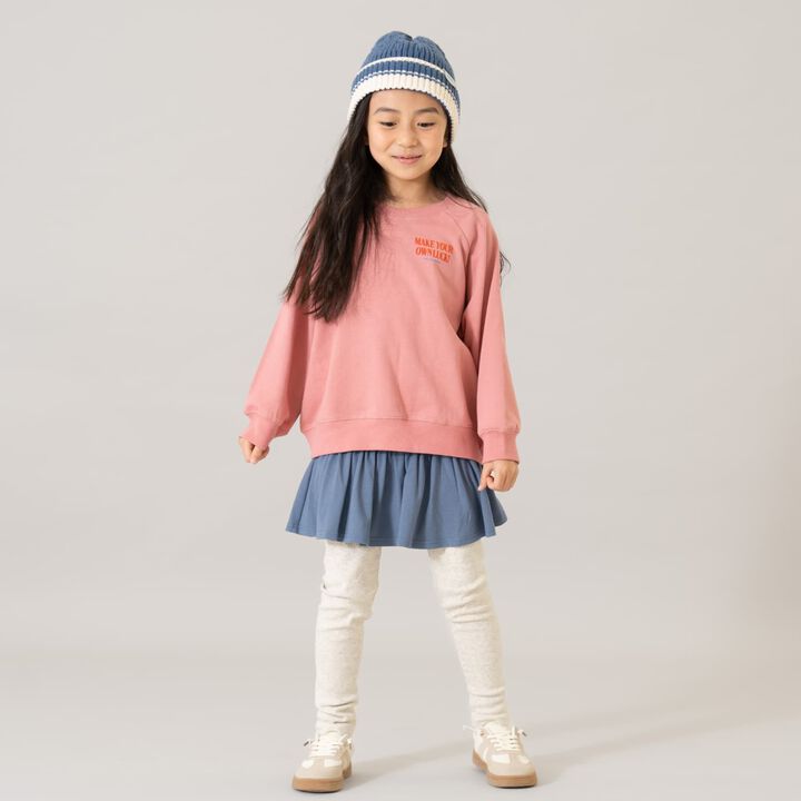 [365D.] [Matching with Dad] Raglan Sweatshirt Assortment Logo Pullover,Charcoal gray, medium image number 4