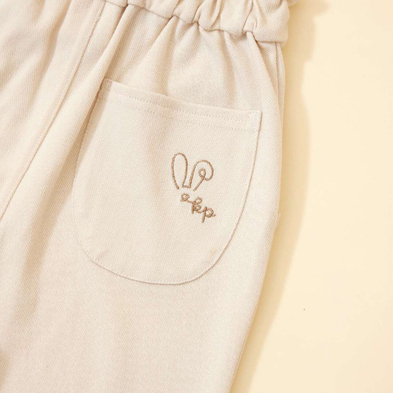 KP Coucou Hem Ribbon Pants (80 to 140),Gray, large image number 7