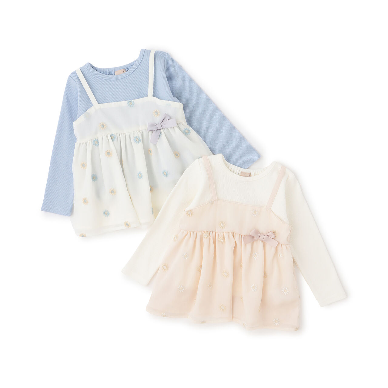 Link Floral Embroidery Tunic Set,Light blue, large image number 15