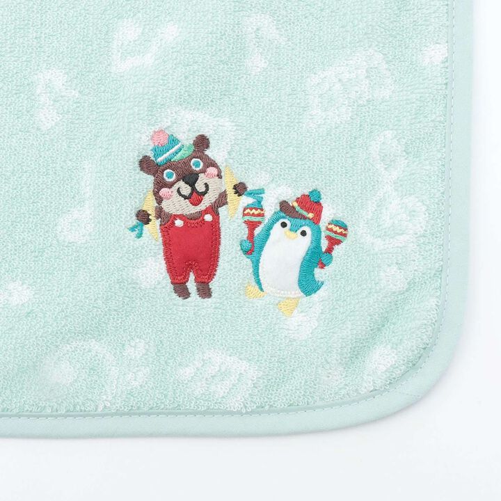 Korobokkuru Swaddle Towel,Sax blue, medium image number 4