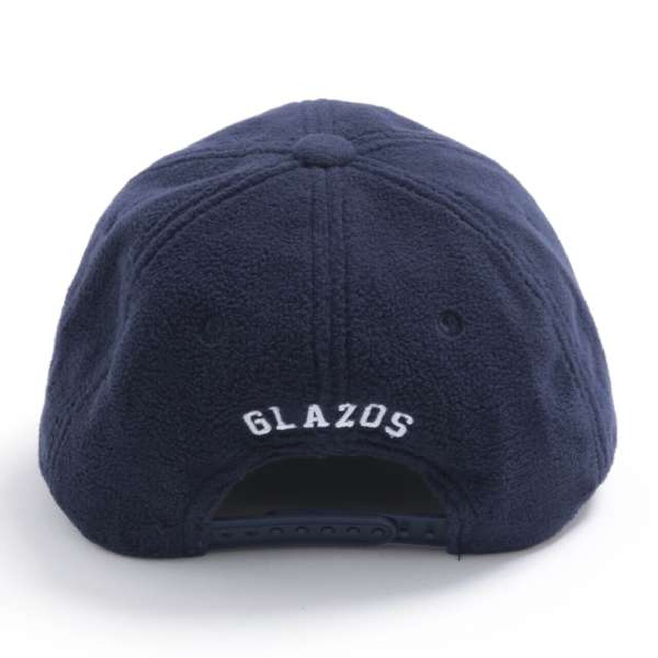 Fleece 6-Panel Snapback Cap,Navy, large image number 2