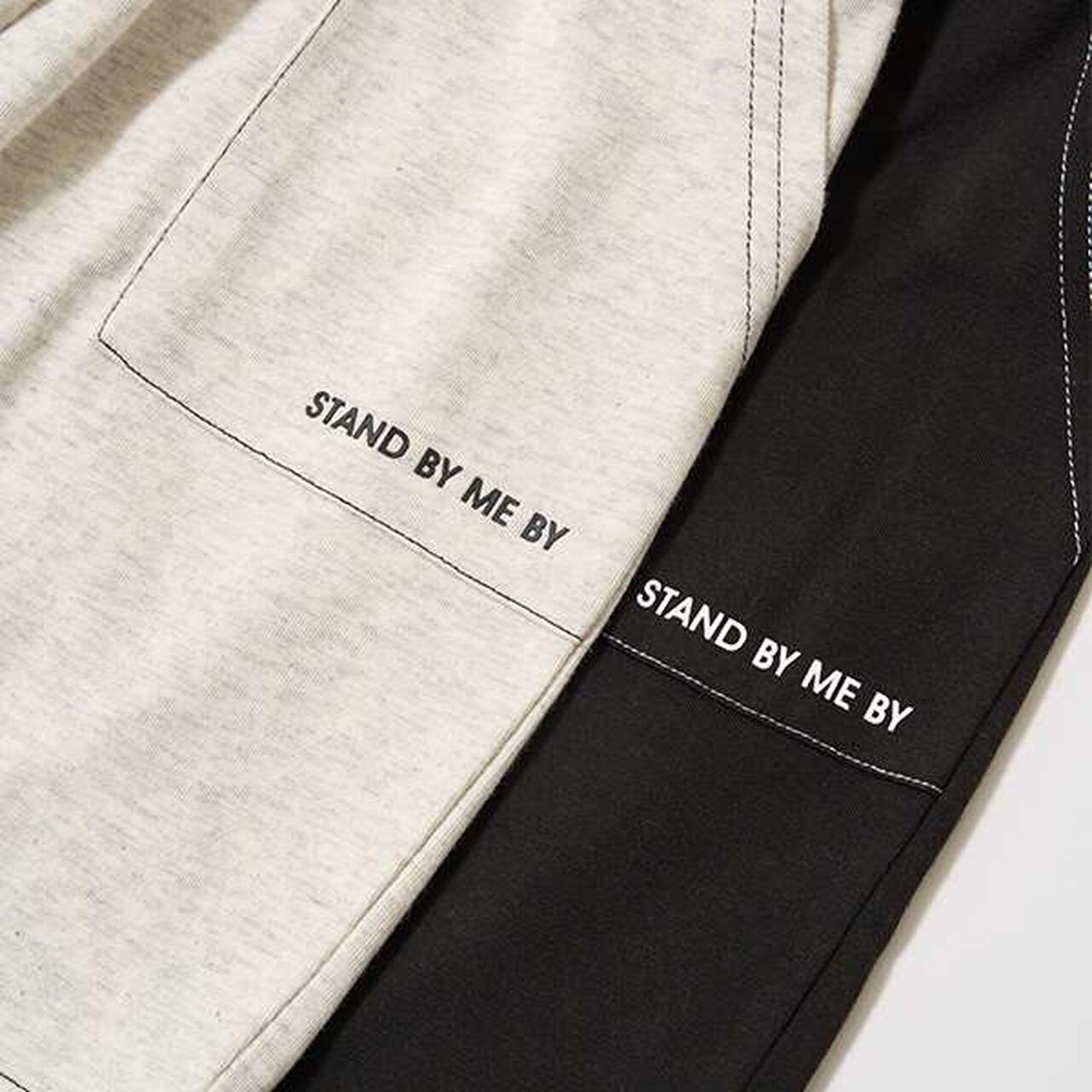 [Coordinatable Setup] [Kaiteki Tenjiku] Contrast Stitching 5-Length Pants,Deep blue, large image number 5