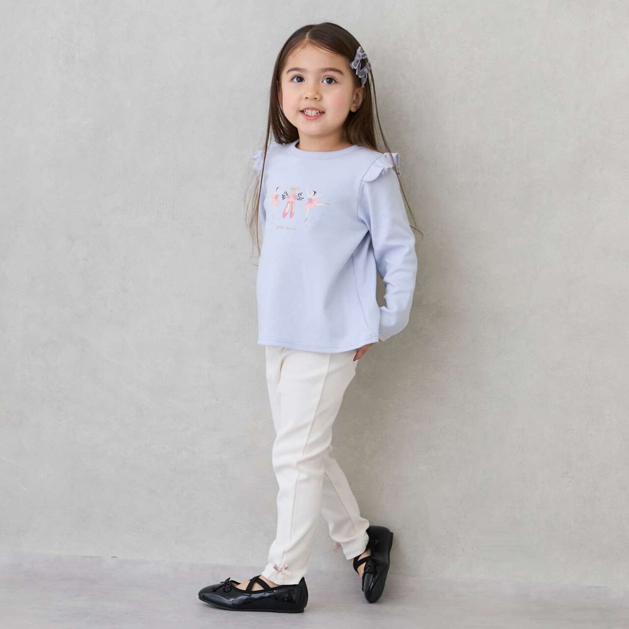 [Affordable] Girls Long-Sleeve T-Shirt,Deep blue, large image number 12