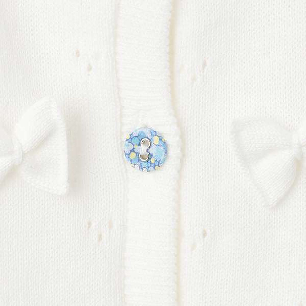 Ribbon Cardigan,Pink, large image number 3