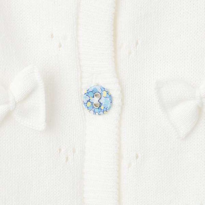 Ribbon Cardigan,Pink, medium image number 3