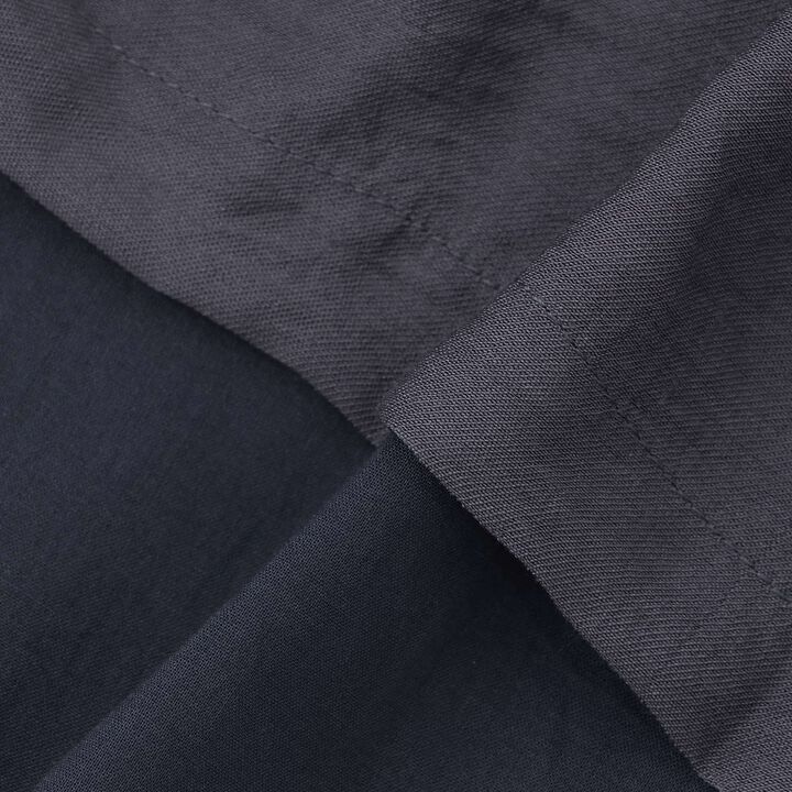 抽繩縮褶連身褲,藍灰色, medium image number 13