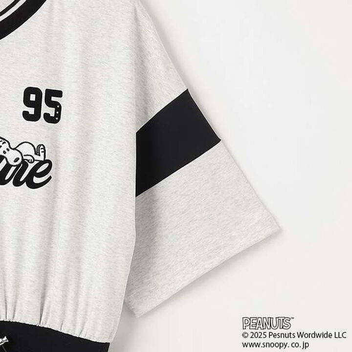 [PEANUTS] [Cool Touch] Docking Cut One-Piece Dress,Khaki, medium image number 3