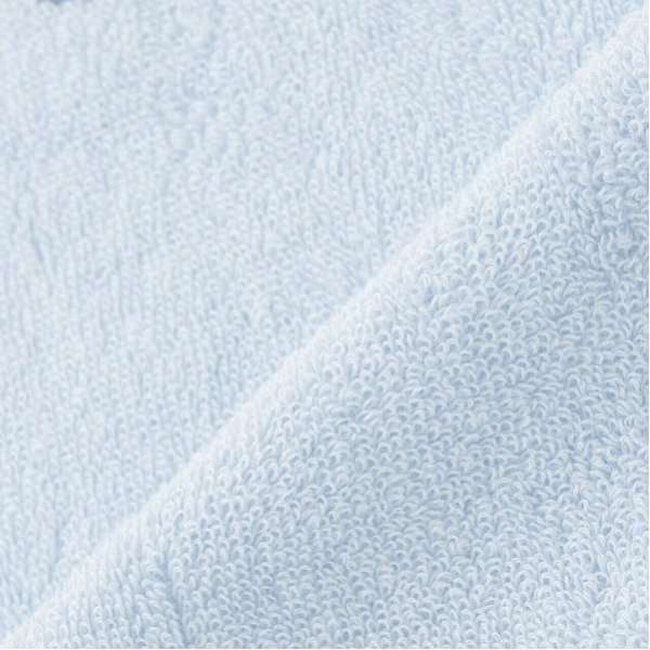 Mint-kun Embroidered Handkerchief,Sax blue, large image number 4