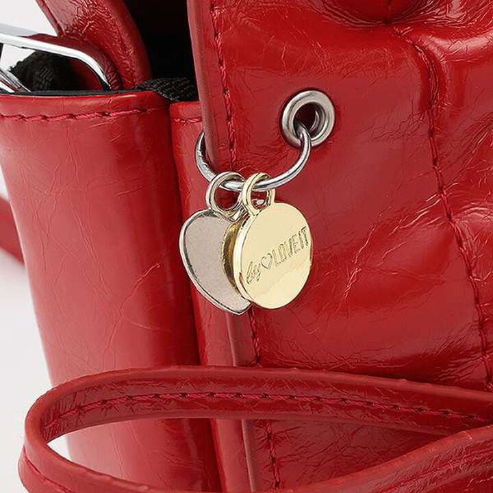 Ribbon Pocket 2 WAY Bag,Red, medium image number 4