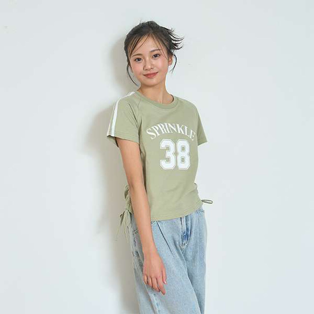 [LTXC] Quick-Dry Number T-Shirt,Off white, large image number 13