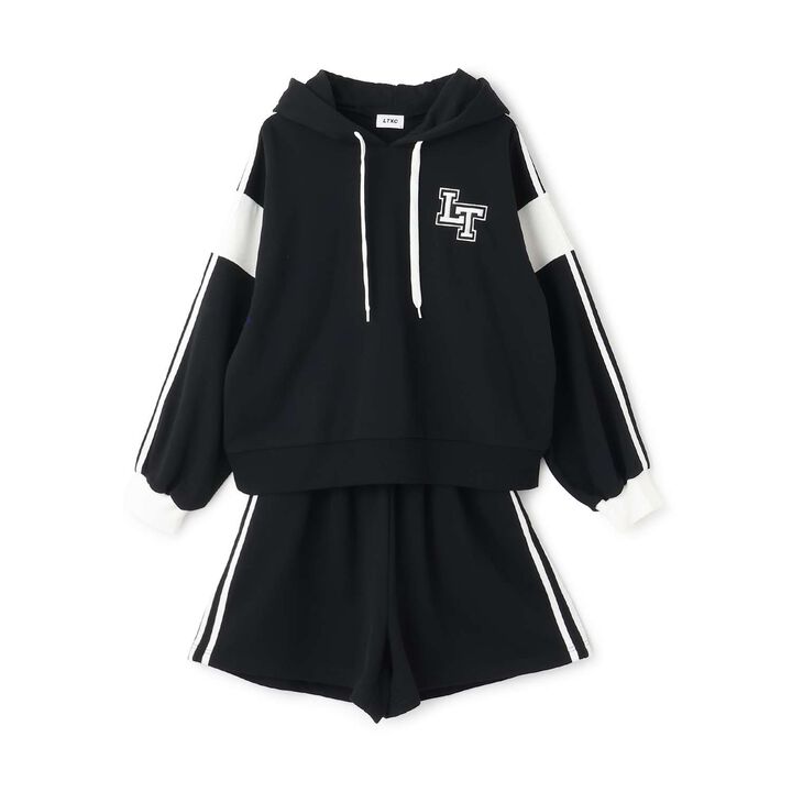 [LTXC] Long-Sleeve Line Parka Setup,Black, medium image number 13