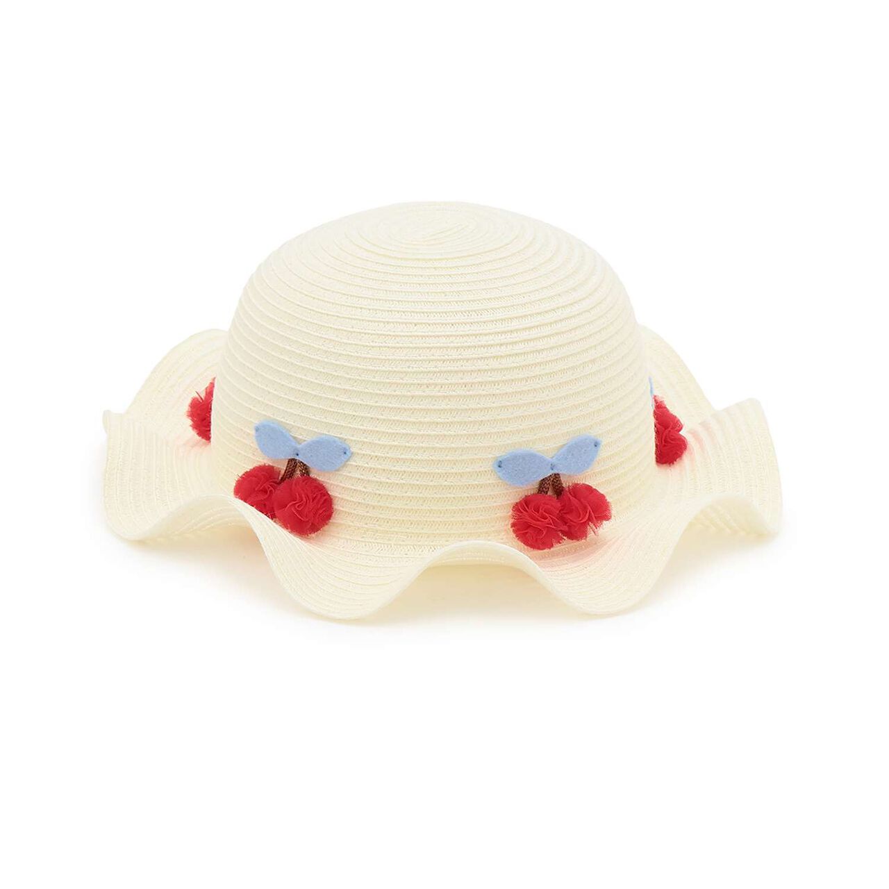 Washable Cherry Hat,Pearl white, large image number 8