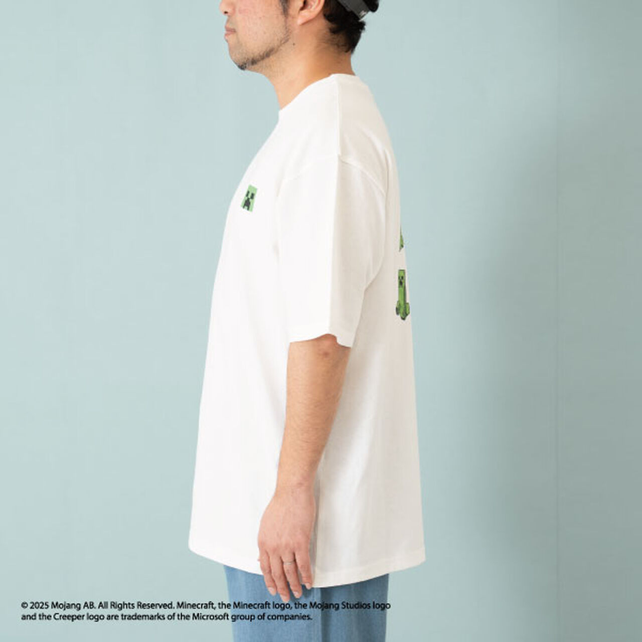 [Minecraft] Dad Character T-Shirt,White, large image number 2