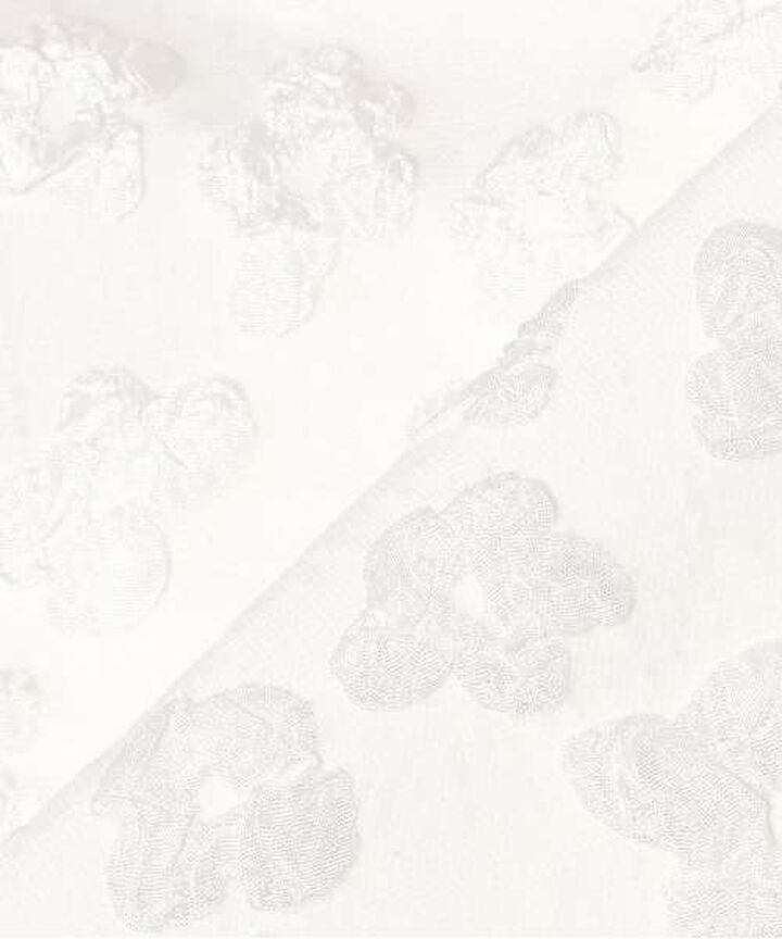 Floral Jacquard Tight Skirt,Off white, medium image number 8