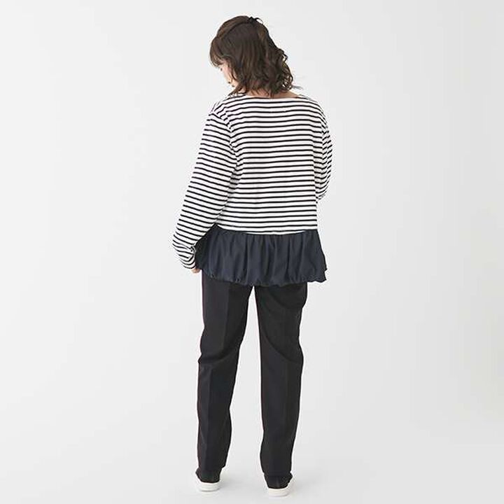 [LADIES] [AJUGA.] Tuck Pants (Adult Size),Black, medium image number 7