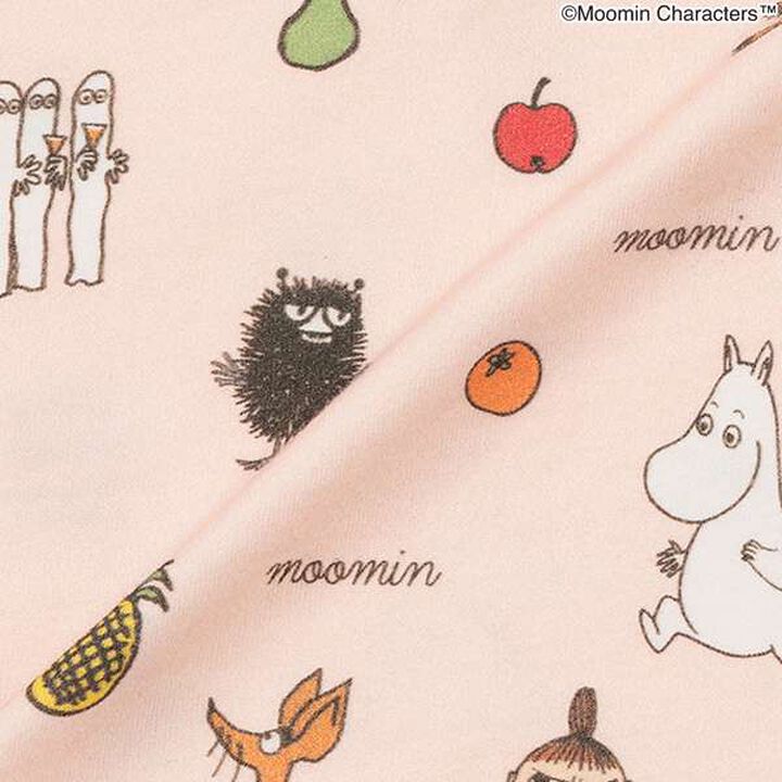 [MOOMIN] All-Over Pattern Long-Sleeve T-Shirt,Pink, medium image number 4
