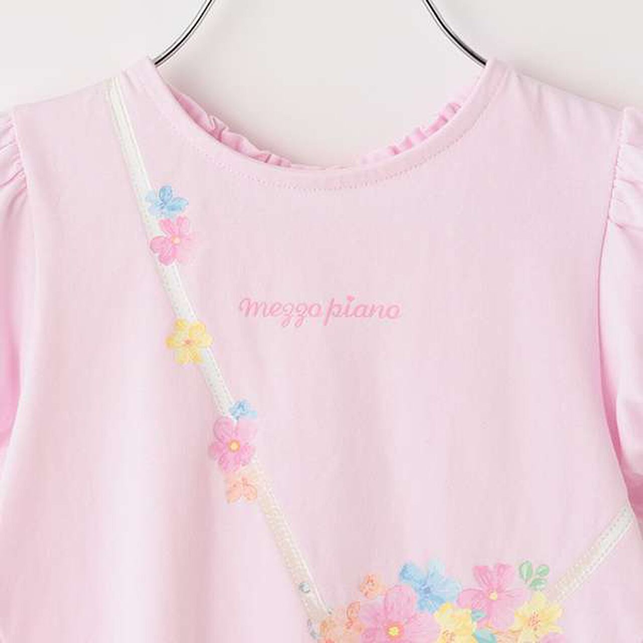 Tiered Tunic with Rabbit Mascot,Off white, large image number 2