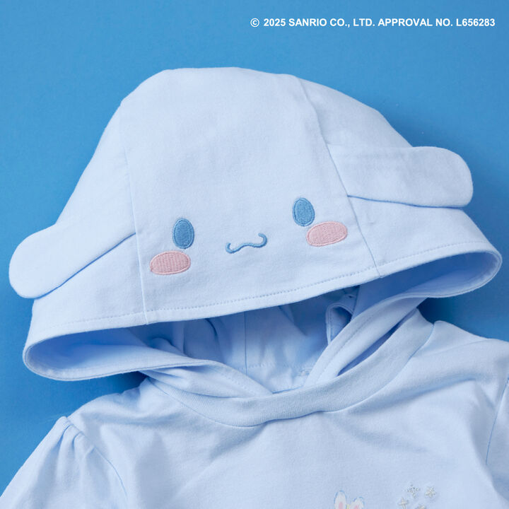 [Cinnamoroll Collaboration] One-Piece Dress with Hood,Sax blue, medium image number 13