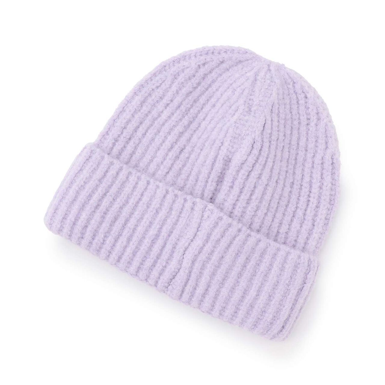 Fluffy Knit Cap,Black, large image number 1