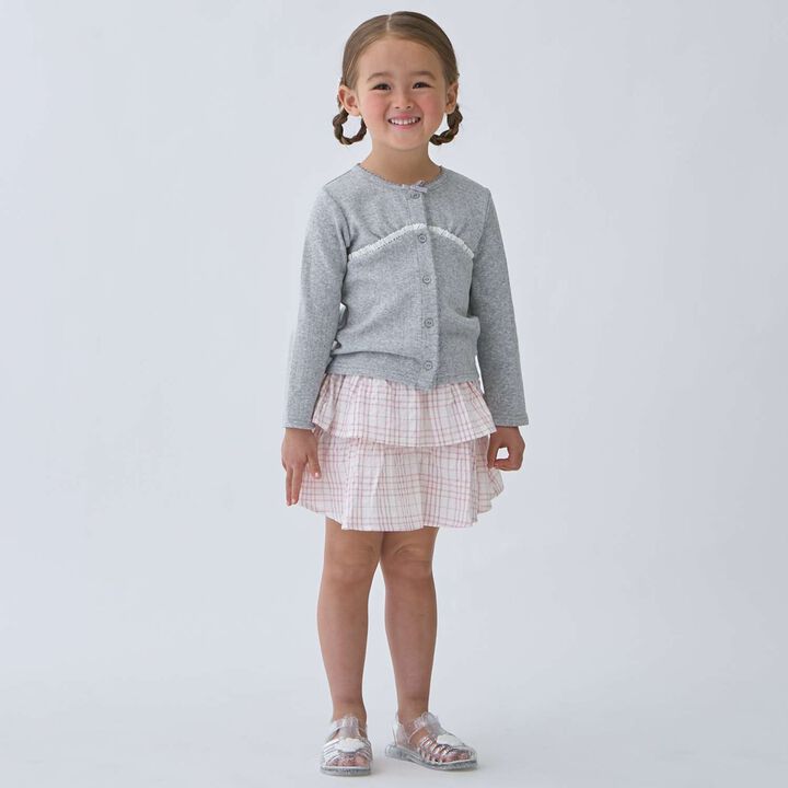 Tiered Skirt with Shorts,, medium