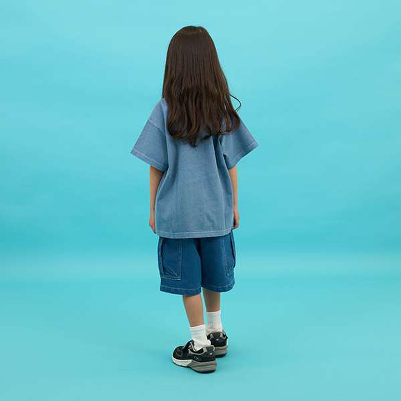 [SKIT0LY] [Heavyweight Jersey] Pigment College Printed T-Shirt,Charcoal gray, large image number 9