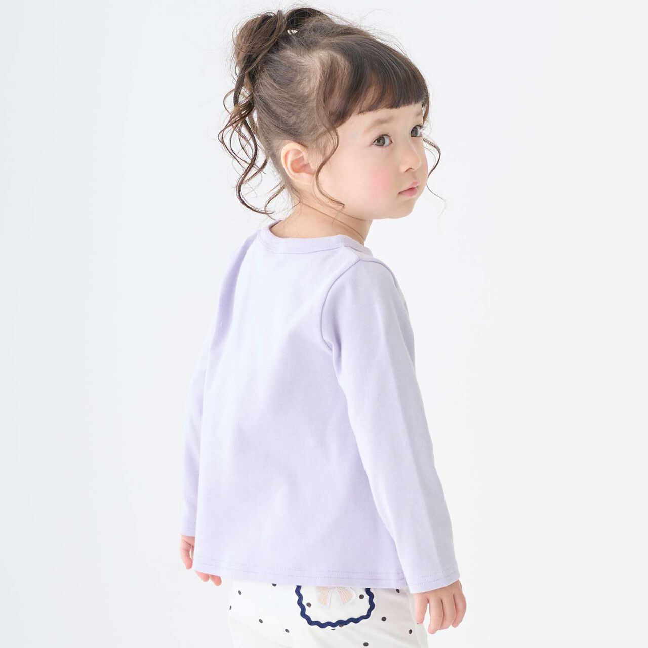 [Affordable] Girls Long-Sleeve T-Shirt,Ivory, large image number 3