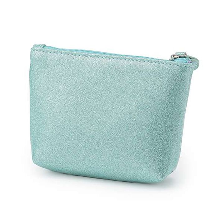 Mint-kun Sparkling Pouch,Emerald green, medium image number 1
